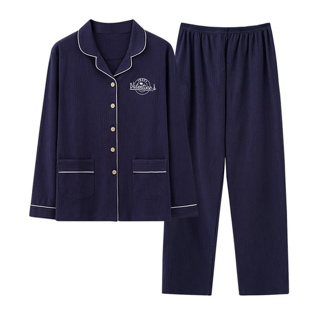 Quatre Saisons Nouveau Cardigan Ample à Manches Longues pour Femmes Grand Ensemble d'Ameublement de Maison Pyjamas Femme