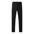 thumbnail image 3 of Eashery Pants for Men Slim-Fit Comfort Stretch Chino Pant Comfort Cargo Pant Jogger Pants for Men (Black,38), 3 of 5