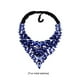 thumbnail image 4 of Gargantilla de diamantes de imitación Qarigey para mujer color azul, 4 of 6