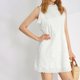 thumbnail image 1 of Mini Vestido Vestido corto de algodón para mujer, chaleco informal, vestido floral, Vestidos femeninos (blanco XXXL) Cgtredaw Para estrenar, 1 of 1