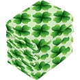 thumbnail image 4 of Coolnut St. Patrick's Day Clover Washcloths 2 Pack, Highly Absorbent Soft Cotton Fingertip Towels for Bathroom, Kitchen, Gym, Spa, Home Decor, 12 x 12 Inch Washcloth Gift, 4 of 7