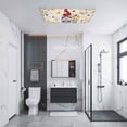 thumbnail image 3 of Fluorescent Light Covers 1 Pack 4x2 ft Gnome Daisy Ceiling Light Covers Yellow White Flowers Retro Light Filters for Classroom, Office & Home, Drop Ceiling Light Covers, 3 of 8