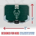 thumbnail image 4 of Franklin Sports NBA Milwaukee Bucks Mini Over the Door Basketball Hoop - Kids Indoor Mini Basketball Hoop with Basketball - NBA Fan Shop Mini Hoop for Bedroom + Office - Over the Door Mini Hoop Set, 4 of 12