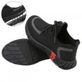 thumbnail image 3 of Wchiuoe Chaussures de Sécurité pour Hommes Bottes de Travail Embout d'Acier Espadrilles Espadrilles Randonnée Protectrices, 3 of 8