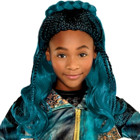 Party City Uma Wig for Girls, Descendants 3, Halloween Costume Accessories, One Size