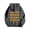 thumbnail image 4 of Women's Letter Print Hoodies Long Sleeved With Pockets Hoodie Zip up Tunic Hoodie Womens Small Sweatshirt Hoodie Long Sleeve Two Dresses Women L Tunic Sweatshirt Women Hoodies with Zipper Sweatshirt, 4 of 4