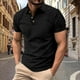 thumbnail image 1 of pstuiky Camisas casuales de manga corta para hombre, Camisa informal de verano de manga corta con cuello alto y botones para hombre camisas casuales para hombre xxl, 1 of 6