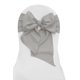 thumbnail image 1 of LA Linen Pack de 10 arcos de silla de popelina de poliéster de 8.0 x 108 pulgadas, gris claro LA Linen TCpop8x108_Pk10_GrayLgtP41, 1 of 1