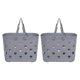 thumbnail image 2 of 2Pcs Household Fruit Vegetable Portable Storage Baskets Handheld Shower Basket, 2 of 4