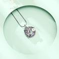 thumbnail image 4 of Hummingbird Urn Necklace for Ashes Stainless Steel with Crystal Cremation Jewelry Keepsake Memorial Jewelry for Women, 4 of 7