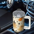 thumbnail image 5 of Halloween 30oz Spooky Coffee Mug with Handle and Straw Lid – Pumpkin Gift Tumbler – Insulated Travel Cup, 5 of 5