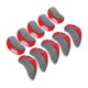 thumbnail image 4 of 10 Pack Golf Iron Head Covers (Grey & Red), 4 of 4