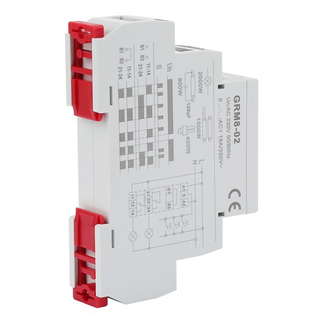 Relé de impulso electrónico LED verde Control multipunto Relé de impulso de riel Din para relé de enganche de riel de cocina Khall Tendencias