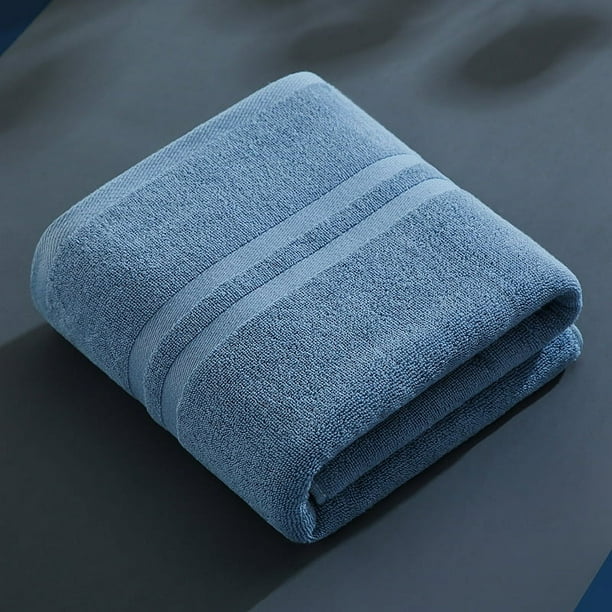 Nvzi piezas de baño de satén de sarga multiusos, para uso en el baño, fitness, deportes, para afrontar diversas situaciones sin esfuerzo. 27,56 x 55,12 pulgadas (azul)