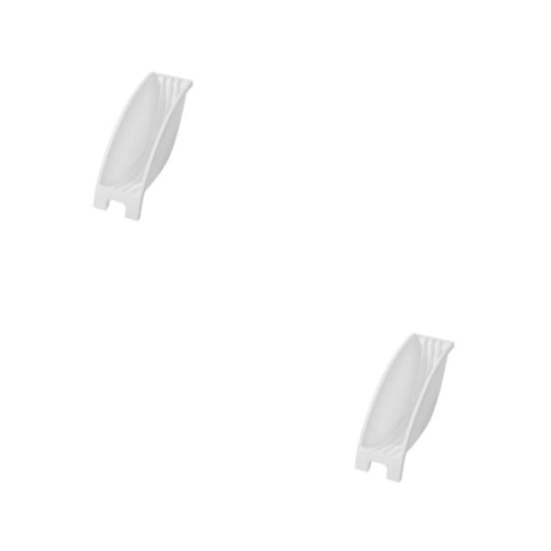 Yuarrent Soportes para secar platos de cocina, organizador de cuencos, estante para ollas, tapa, platos, platos estilo estrecho 2piezas