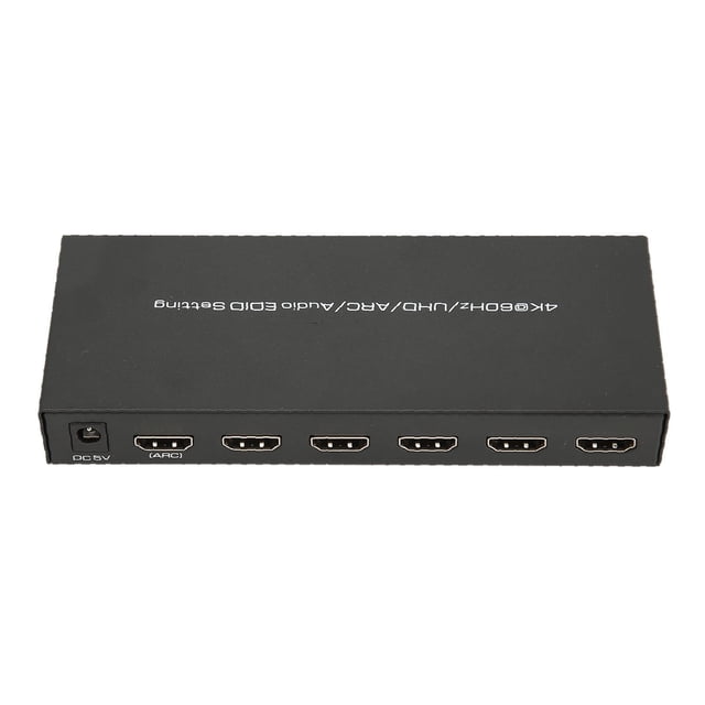Extractor De Sonido Con Interruptor, Extractor De Sonido Con Interfaz Multimedia HD De 100-240 V, Control Remoto De 5 Puertos Con ARC Para Altavoz