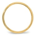 thumbnail image 2 of Real 14kt Yellow Gold 4mm LTW Milgrain Half Round Band Size 8.5; for Adults and Teens; for Women and Men, 2 of 4