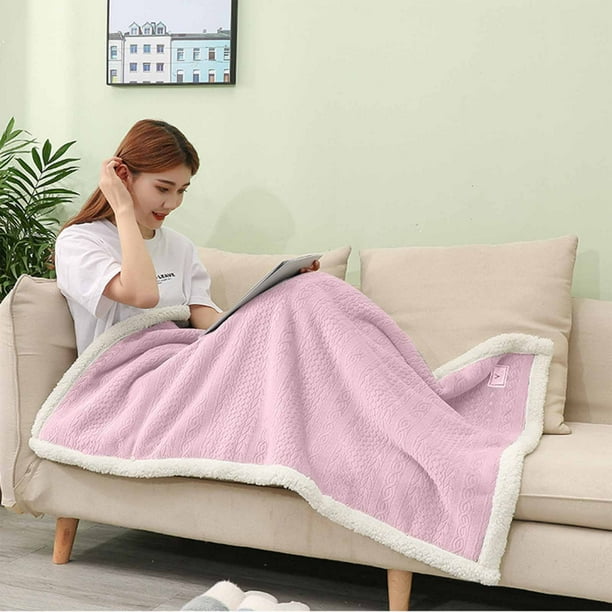 Mantas Lisbinx: Manta de franela suave y cómoda con botones, 80 x 120 cm, chal convertible para interior y exterior, manta térmica gruesa de invierno (80 x 120 cm, 3 colores)