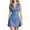 Sky Blue, variant on Guluxicc Women's Denim Mini Dress Sleeveless Button Down V Neck Summer Jean Dresses