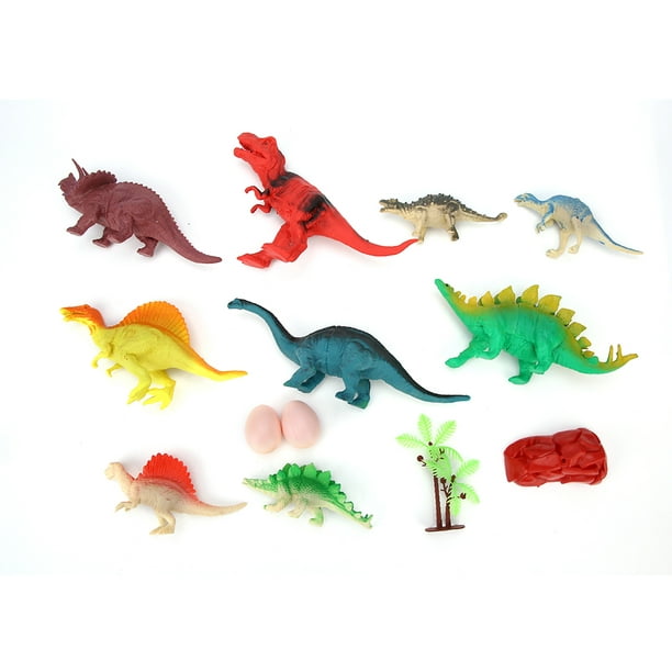 3 grands dinosaures + 36 petits dinosaures + 3 arbres + 3 œufs Modèle  jouets de plus de 3 ans