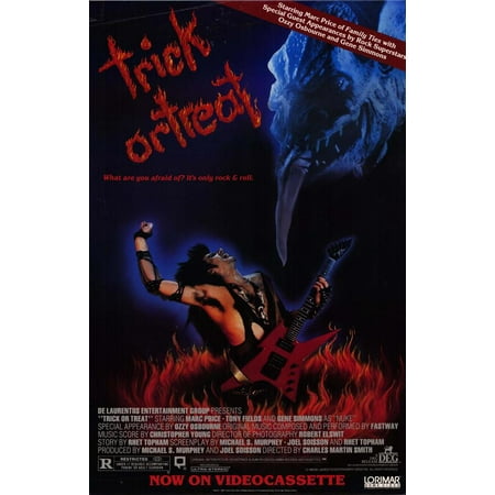 No Trick Treat Poster - Trick or Treat (1986) 27x40 Movie Poster