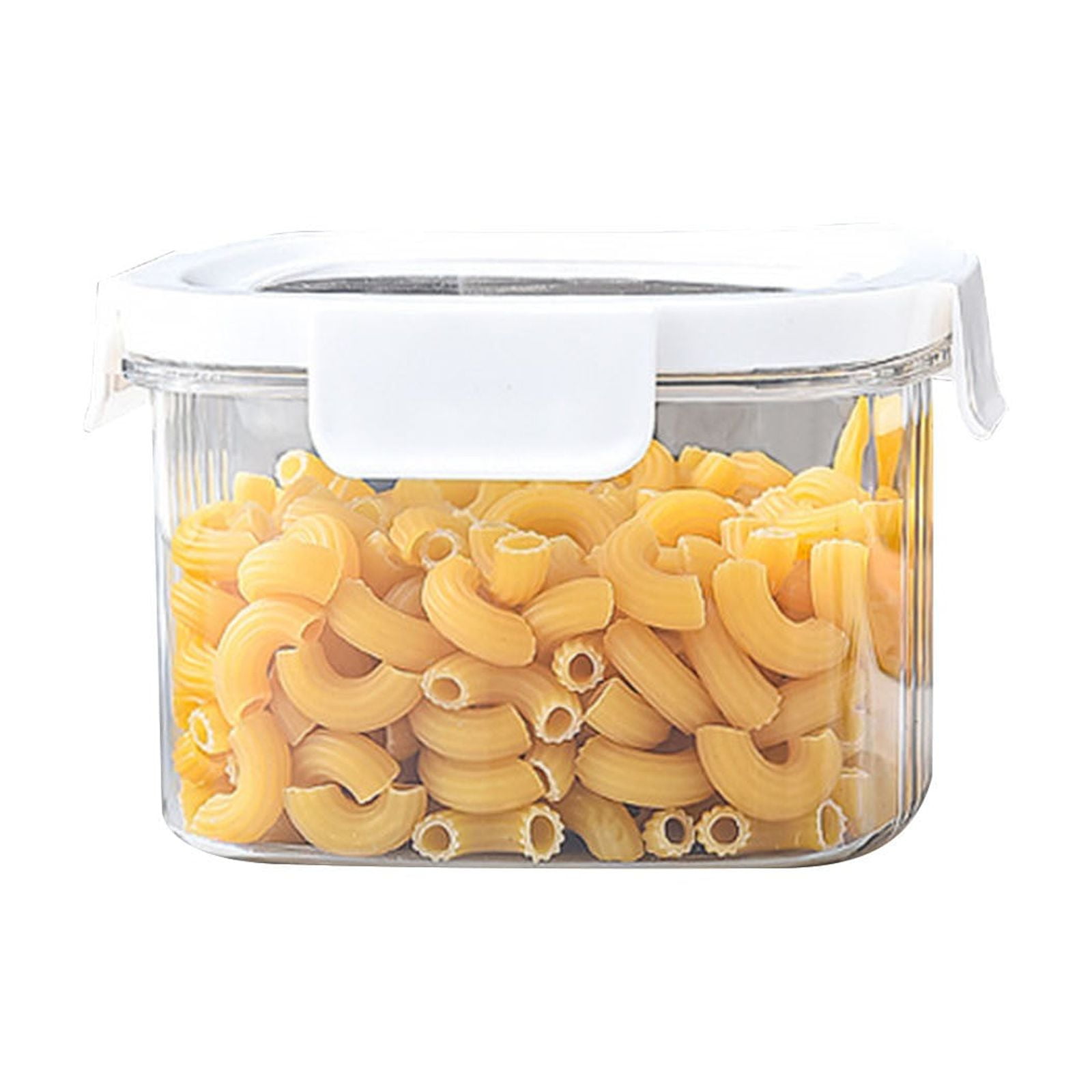 Bdday Kitchen Storage Containers Food Grade Sealed Jar Transparent Tea and Coffee Storage Plastic Bottle Kitchen Grain Jar Meal Prep Containers Reusable Glass