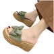 thumbnail image 5 of Amzcrzy Zapatos de mujer,Zapatos de mujer,Zapatillas de mujer, Sandalias para mujer elegantes de verano para mujer, con punta abierta, cuñas, tacones altos, sandalias de playa, zapatillas Sandalias M, 5 of 6