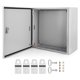 thumbnail image 1 of Yeshouse caja eléctrica de acero IP66, a prueba de agua y polvo, con cerradura y placa de montaje, ideal para conexiones eléctricas en proyectos de interior o exterior, 1 of 8