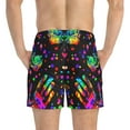 thumbnail image 5 of Trippy Hands Swim Trunks For Men, 5 of 12