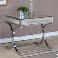 thumbnail image 3 of Furniture of America Xander Contemporary Metal Square End Table in Chrome, 3 of 7