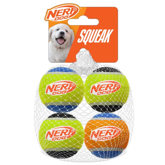 Nerf Dog Tennis Balls Dog Toy, Extra Small
