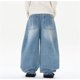 thumbnail image 4 of Vaqueros holgados Y2K for hombre - Pantalones vaqueros grunge vintage de pierna ancha for ropa de calle de hip hop y skater, 4 of 7