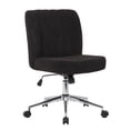 thumbnail image 1 of Boss Chaise de Travail en Bouclé, Noire, 1 of 1