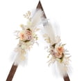 thumbnail image 1 of Lisuun Flores Artificiales Para Decoración De Arco De Boda, Flores Grandes Para Estilos Bohemios, Ceremonia De Boda, Decoración Floral, Paquete De 2, 1 of 5