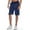 Navy Marl, variant on True Rock Men's Jackson Marled Fleece Casual Shorts (Navy Marl, Small)