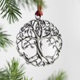 thumbnail image 2 of Wangscanis Christmas Tree Ornament, Solid Pewter Hanging Decoration, Holiday Gift, 2 of 5