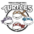 thumbnail image 2 of Men's Teenage Mutant Ninja Turtles Distressed Group Logo  Long Sleeve Shirt White Medium, 2 of 4