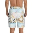 thumbnail image 3 of Fotbe Cute Animals Pajama Shorts for Men, Men's Pajama Bottoms, Sleepwear,Short Pajama Pants-3X-Large, 3 of 9