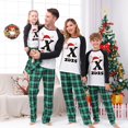 thumbnail image 2 of Yokua Family Christmas Pajamas Matching Sets Fashion Sets Couples Matching Holiday Sleepwear, 2 of 6