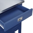 thumbnail image 6 of Linon Sydney Navy Apartment Cart, 6 of 7