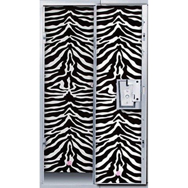 Darice 4 Panels Locker Lookz Wallpaper, Black and White