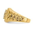 thumbnail image 3 of 14K Yellow Gold Ring Band Men's 3 to 15 mm (tapered), Size 5, 3 of 5