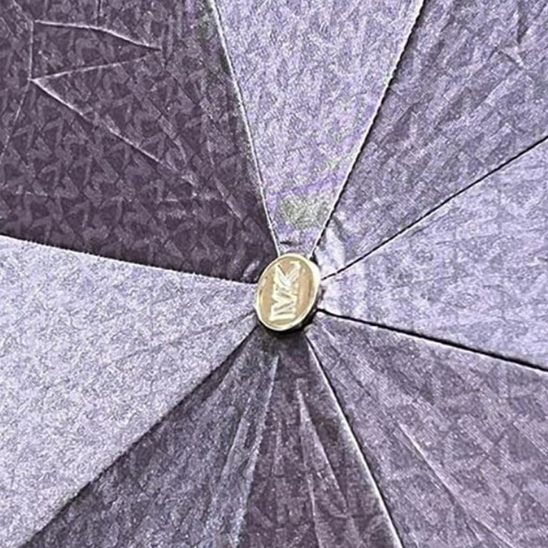 Michael Kors Signature Print Umbrella with Recycled Polyester  