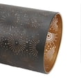 thumbnail image 2 of Abat-jour creux moderne et élégant en fer sculpté, motif rond et droit, pour lampe de table E27/E26, 2 of 4