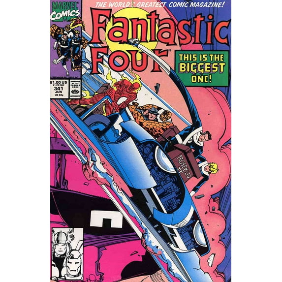 Fantastic Four (Vol. 1) #341 VF ; Marvel Comic Book