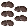 thumbnail image 1 of 10pcs Muebles Ruedas Pinza Protectora Muebles Ruedas Tapones Tapones (Café), 1 of 5