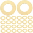 thumbnail image 5 of COMPUKAS 50pcs Flat Finish Plated Washers for Mechanical Equipment Replacement, Construction Repair Hardware Accessories, 5 of 8