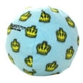 thumbnail image 2 of Mighty Ball Large Blue Durable Squeaky Plush No Stuff Dog Toy, 2 of 8