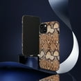 thumbnail image 2 of Brown Snakeskin Print iPhone 15 Case-iPhone-iPhone Case-Animal Print Case, 2 of 2