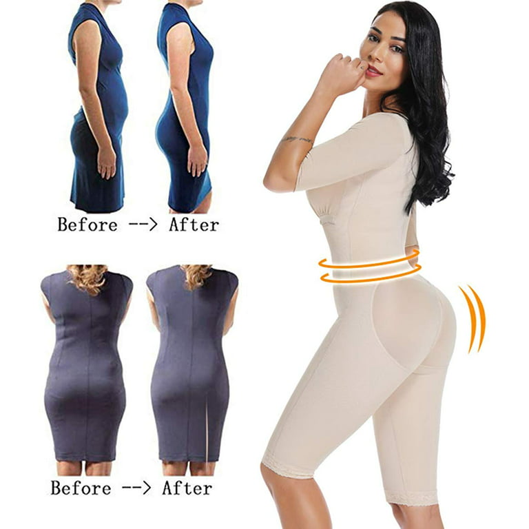 passagier Richtlijnen symbool VASLANDA Womens Post Surgery Seamless Bodysuit Body Shaper faja Reductoras  High Compression Garment Full Shapewear - Walmart.com